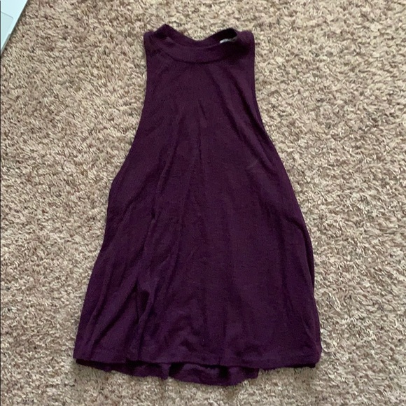 Express Flowy Purple Tank Top - Picture 3 of 4